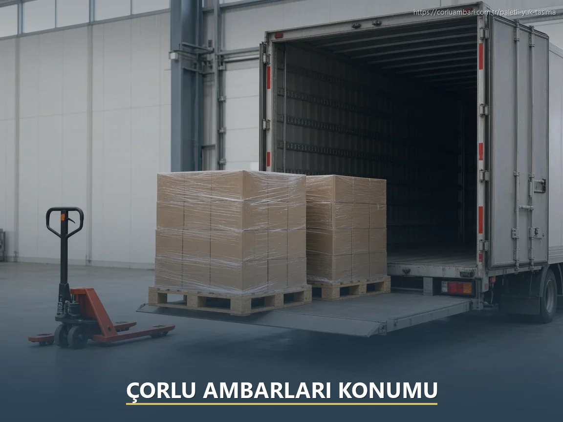 Çorlu Ambarları Konumu